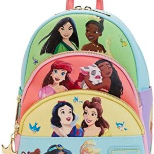 Loungefly Disney Princess Triple Pocket Mini Backpack