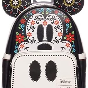 Loungefly Mickey Mouse Dia de los Muertos Sugar Skull Mickey Mini-Backpack - Entertainment Earth Exclusive