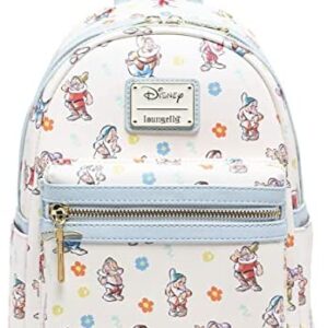 Loungefly Women's Disney Snow White and the Seven Dwarfs Blue Backpack