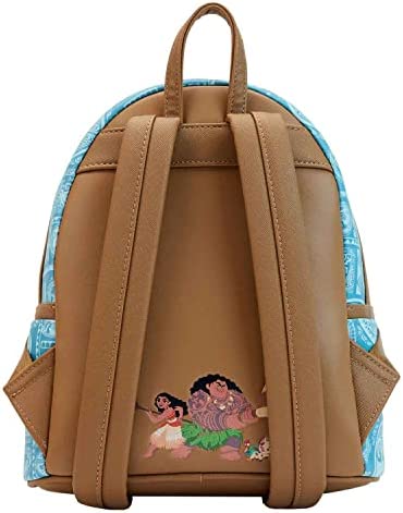 Loungefly x Disney Moana Maui Tattoo Print Mini Backpack - Image 5