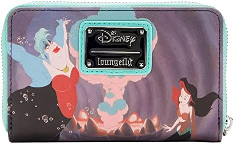 Loungefly Disney The Little Mermaid Princess Scenes Series Zip Around Wallet - Image 4