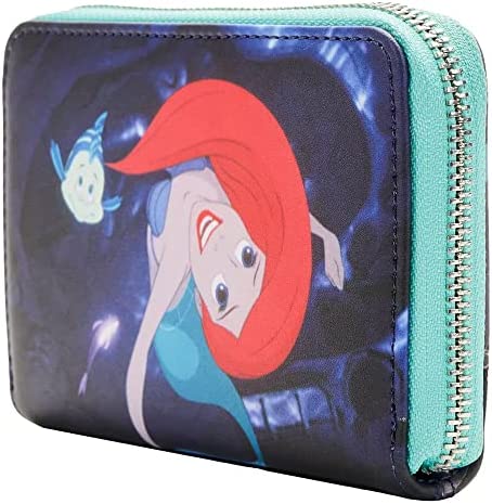 Loungefly Disney The Little Mermaid Princess Scenes Series Zip Around Wallet - Image 2