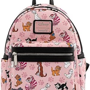 Loungefly Disney Cats Mini-Backpack Handbag All Over Print Cheshire Aristocats
