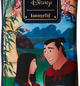 Loungefly Disney Mulan Castle Zip Around Wallet Mulan One Size