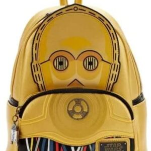 Loungefly Star Wars Celebration 2022 C-3PO Cosplay Double Strap Shoulder Bag