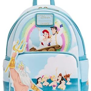 Loungefly The Little Mermaid Triton's Gift Mini Backpack