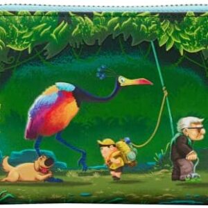 Loungefly Up Moment Jungle Stroll Zip Around Wallet