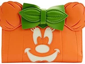 Minnie Mouse Glow in the Dark Pumpkin Flap Wallet