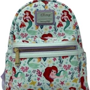 Loungefly Disney Little Mermaid All-Over-Print Exclusive Mini Backpack
