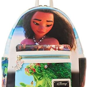 Loungefly Disney Moana Te Fiti Princess Scene Series Double Strap Shoulder Bag