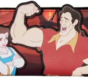 Loungefly Disney Villains Scene Gaston Ziparound Wallet