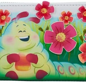 Loungefly Women's Disney Pixar A Bugs Life Earth Day Zip-Around Wallet