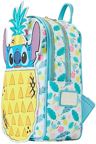 Loungefly Disney Backpack: Pineapple Stitch Mini-Backpack, Amazon Exclusive - Image 3