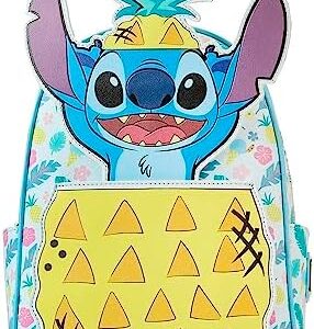 Loungefly Disney Backpack: Pineapple Stitch Mini-Backpack, Amazon Exclusive