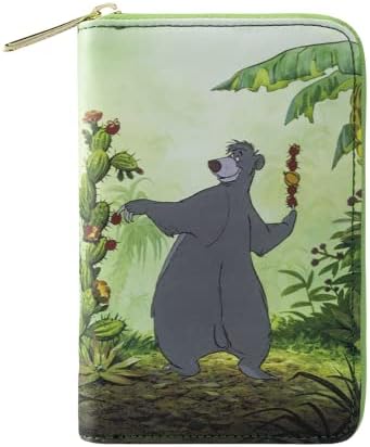 Loungefly Disney Wallet: The Jungle Book - Baloo Wallet, Amazon Exclusive, Multicolor