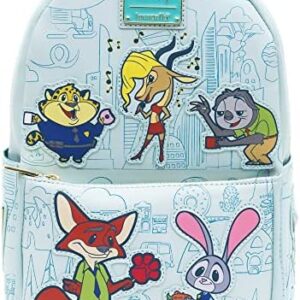 Loungefly Mini Backpack, Disney Zootopia