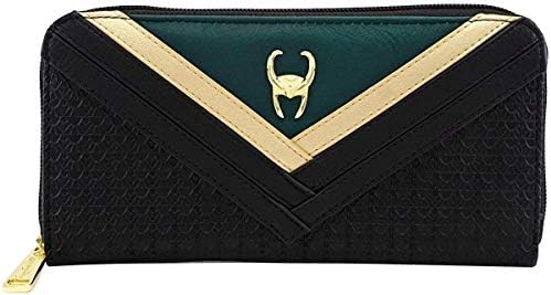Portafoglio Marvel Loki Loungefly - Zip Around Con Monete - Borsetta Esclusiva