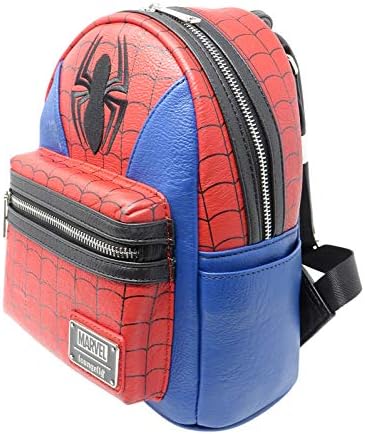 Loungefly Marvel Spiderman Spider Man Suit Mini Faux Leather Backpack - Image 2