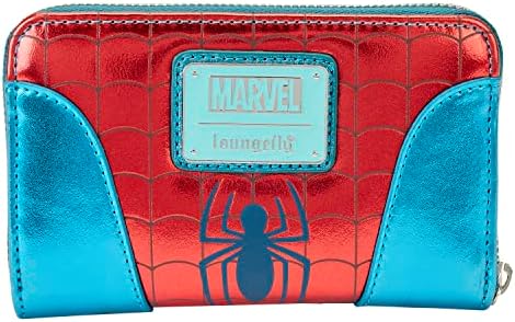 Loungefly Marvel Metallic Spider-Man Zip Around Wallet - Image 3