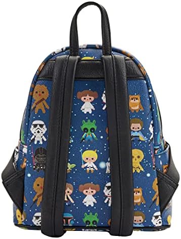 Loungefly Star Wars Chibi Character Print Mini Backpack - Image 4