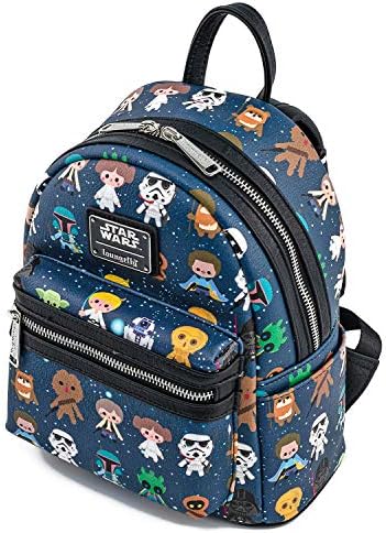 Loungefly Star Wars Chibi Character Print Mini Backpack - Image 3