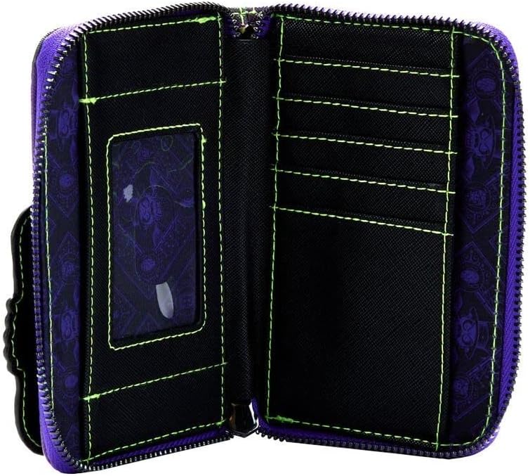 Disney The Princess and the Frog Dr. Facilier Glow in the Dark Zip Around Wallet - Image 4