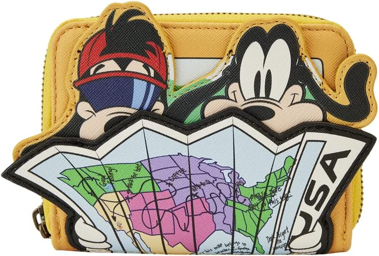 Loungefly Disney A Goofy Movie Road Trip Zip Around Wallet