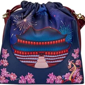 Loungefly Disney Mulan Castle Cinch Sack Crossbody Bag Mulan One Size