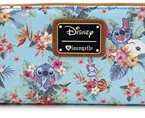 Loungefly Disney Stitch Tropical Floral Print Wallet