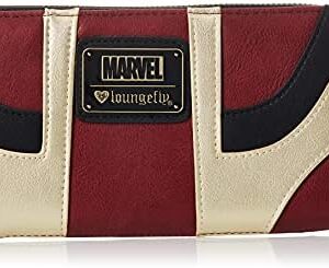 Loungefly Iron Man Faux Leather Zip Around Wallet Standard