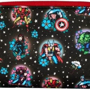 Loungefly Marvel Avengers Tattoo Zip Around Wallet Marvel - Avengers One Size