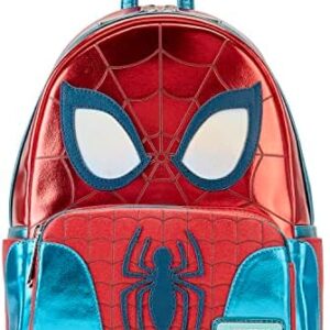 Loungefly Marvel Metallic Spider-Man Cosplay Mini Backpack