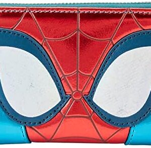 Loungefly Marvel Metallic Spider-Man Zip Around Wallet