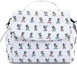 Loungefly Mickey Mouse Pastel Poses Crossbody Bag