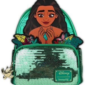 Loungefly Moana Heart of Te Fiti Sequins Mini Backpack EXCLUSIVE