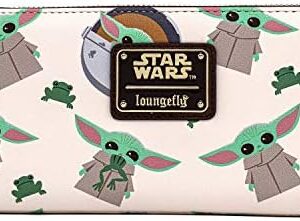 Loungefly Star Wars Baby Yoda The Mandalorian All Over Print Wallet