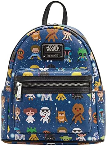 Loungefly Star Wars Chibi Character Print Mini Backpack