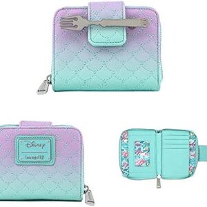 Loungefly x Disney The Little Mermaid Ombre Scales Zip Around Wallet