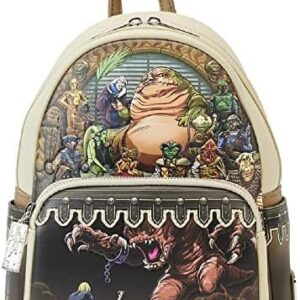 Loungefly Star Wars Return of the Jedi 40th Anniversary Jabbas Palace Double Strap Shoulder Bag