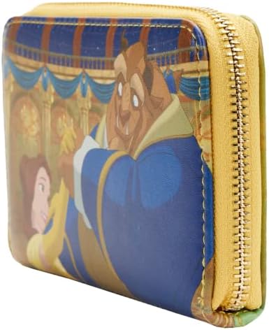 Loungefly Beauty and the Beast Belle Princess Scenes Zip Around Wallet - Image 4
