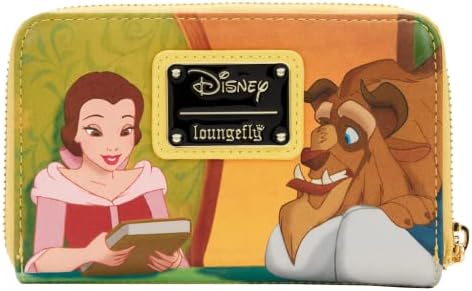 Loungefly Beauty and the Beast Belle Princess Scenes Zip Around Wallet - Image 2