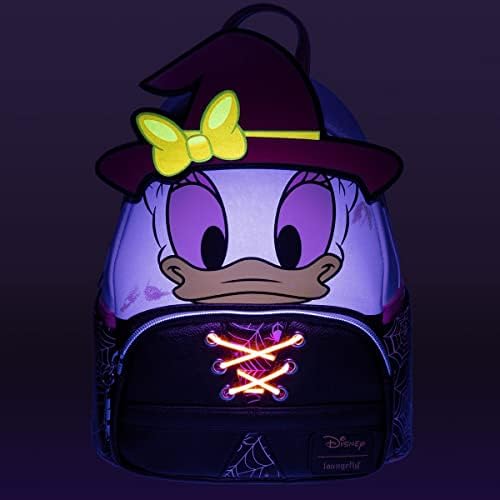 Loungefly Women's Disney Daisy Duck Halloween Witch Mini Backpack Bag - Entertainment Earth Exclusive - Image 2