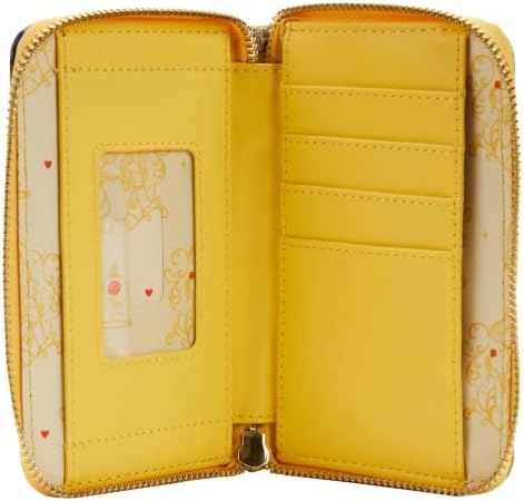 Loungefly Beauty and the Beast Belle Princess Scenes Zip Around Wallet - Image 3