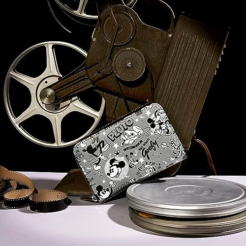 Loungefly Disney 100: Black and White Vault Wallet, Amazon Exclusive - Image 5