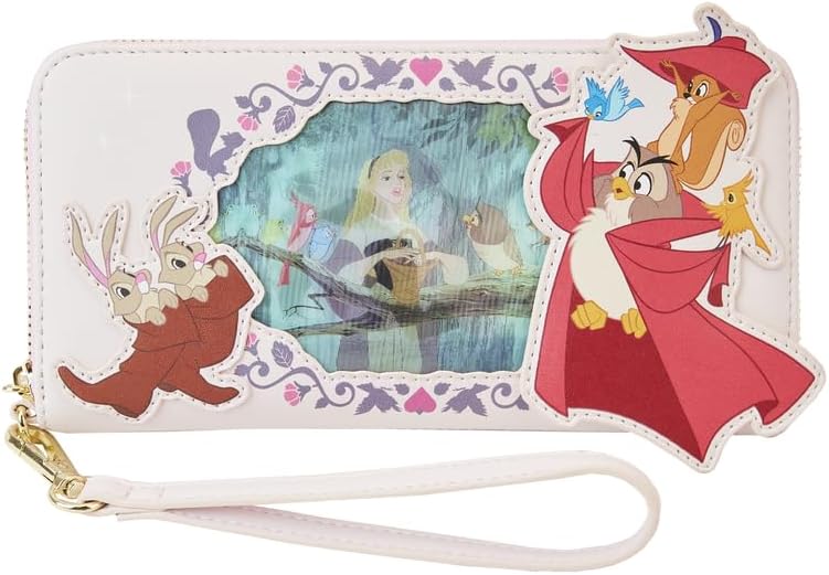 Loungefly Disney Sleeping Beauty Princess Lenticular Wristlet Wallet - Image 2