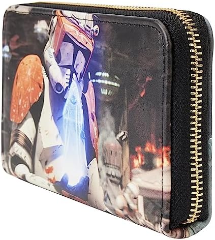 Loungefly Star Wars Episode Three Revenge of the Sith Scene Zip-Around Wallet - Image 2
