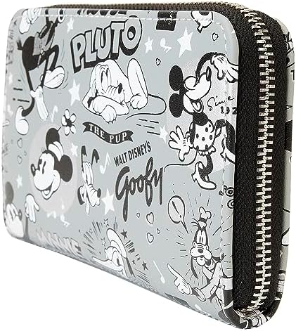 Loungefly Disney 100: Black and White Vault Wallet, Amazon Exclusive - Image 3