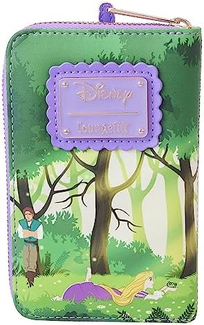 Loungefly Disney Tangled Rapunzel Swinging From Tower Zip-Around Wallet - Image 3