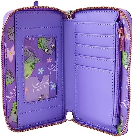 Loungefly Disney Tangled Rapunzel Swinging From Tower Zip-Around Wallet - Image 5