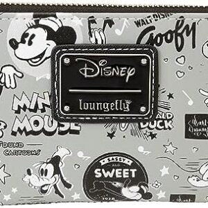 Loungefly Disney 100: Black and White Vault Wallet, Amazon Exclusive